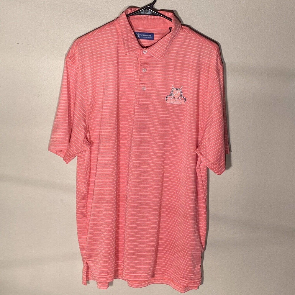 Founders Performance Stretch Golf Polo Dri-fit / Way Tradition Golf Club Logo L